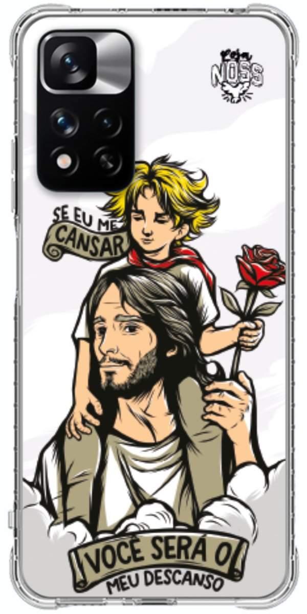 Capinha para Celular Jesus é Meu Descanso