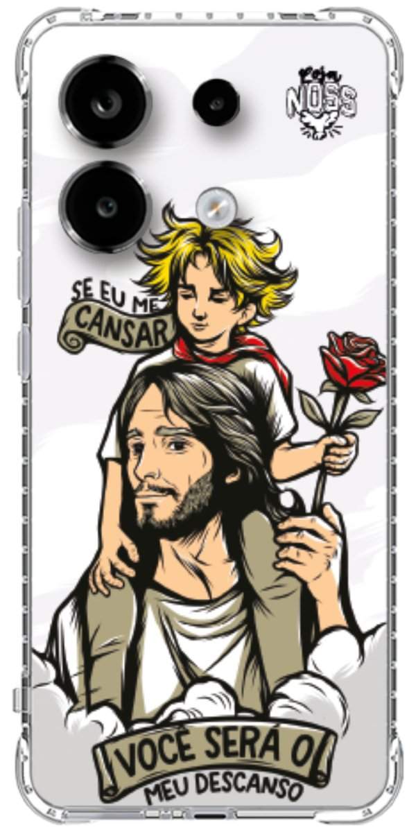 Capinha para Celular Jesus é Meu Descanso