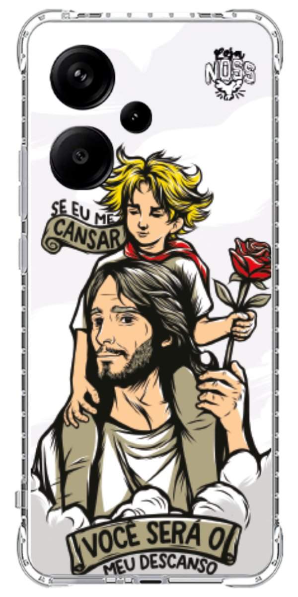 Capinha para Celular Jesus é Meu Descanso