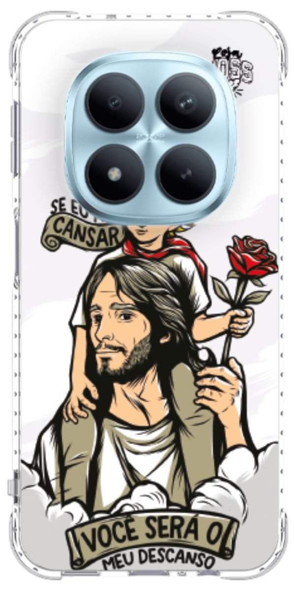 Capinha para Celular Jesus é Meu Descanso