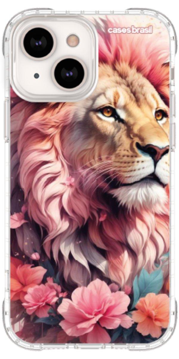 Capinha para Celular Leão Floral
