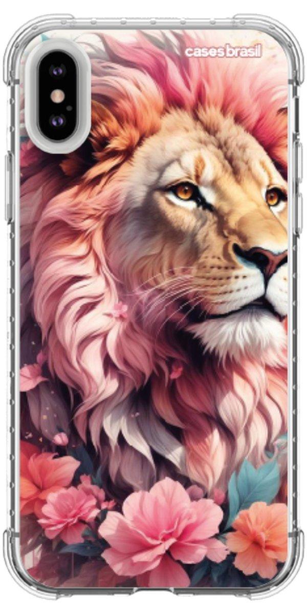 Capinha para Celular Leão Floral