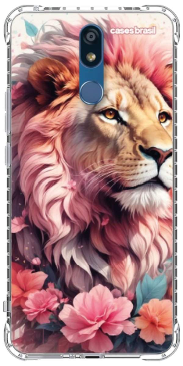 Capinha para Celular Leão Floral