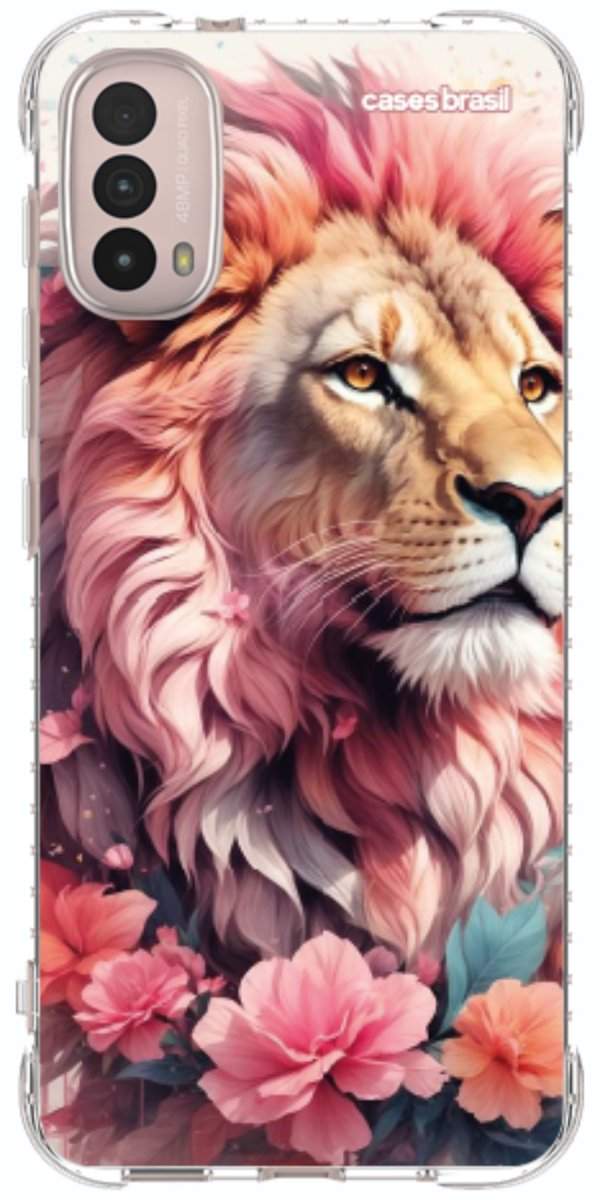 Capinha para Celular Leão Floral