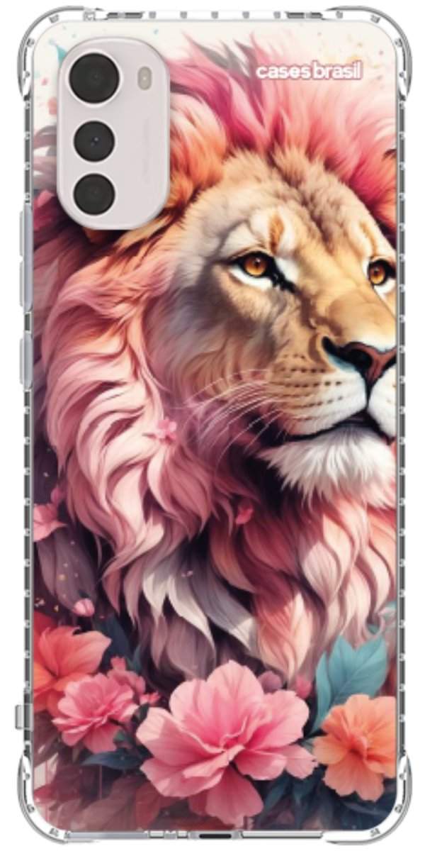 Capinha para Celular Leão Floral