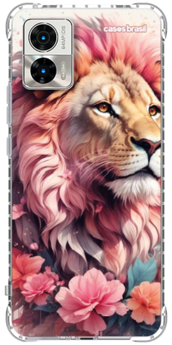 Capinha para Celular Leão Floral