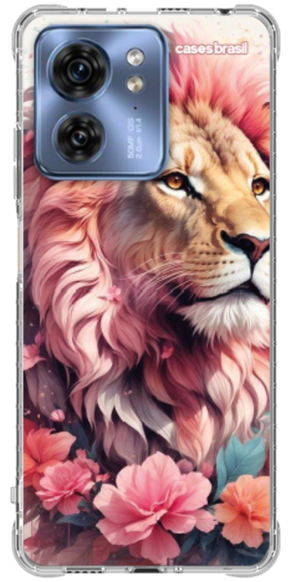 Capinha para Celular Leão Floral