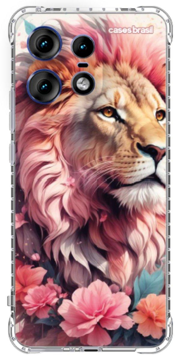 Capinha para Celular Leão Floral