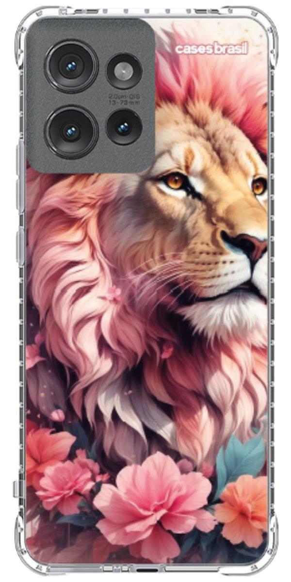 Capinha para Celular Leão Floral