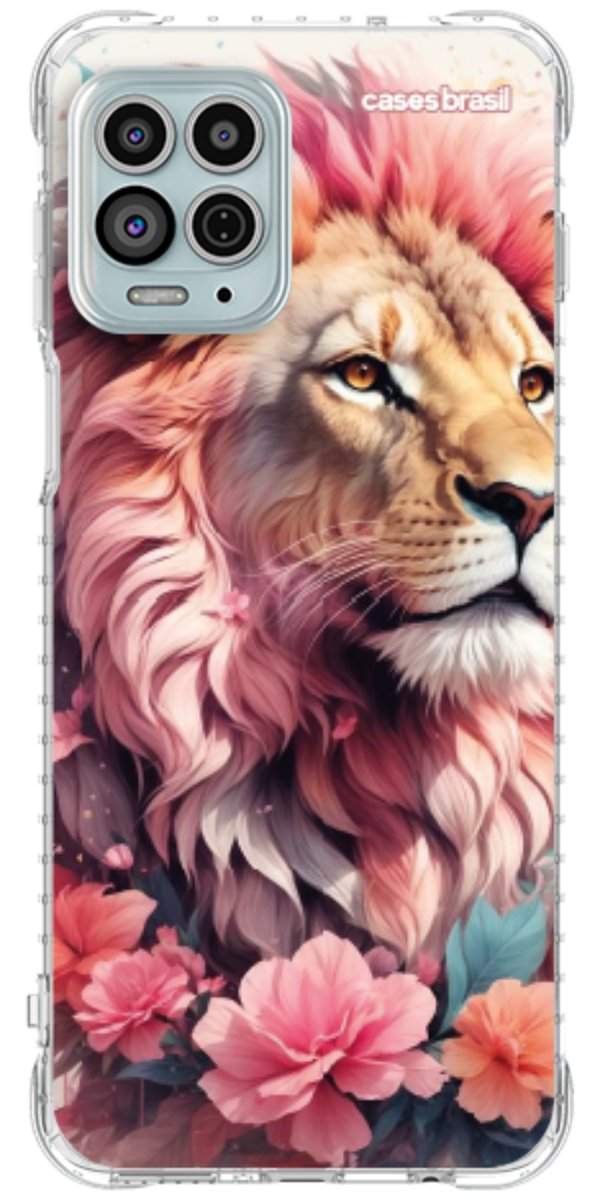 Capinha para Celular Leão Floral