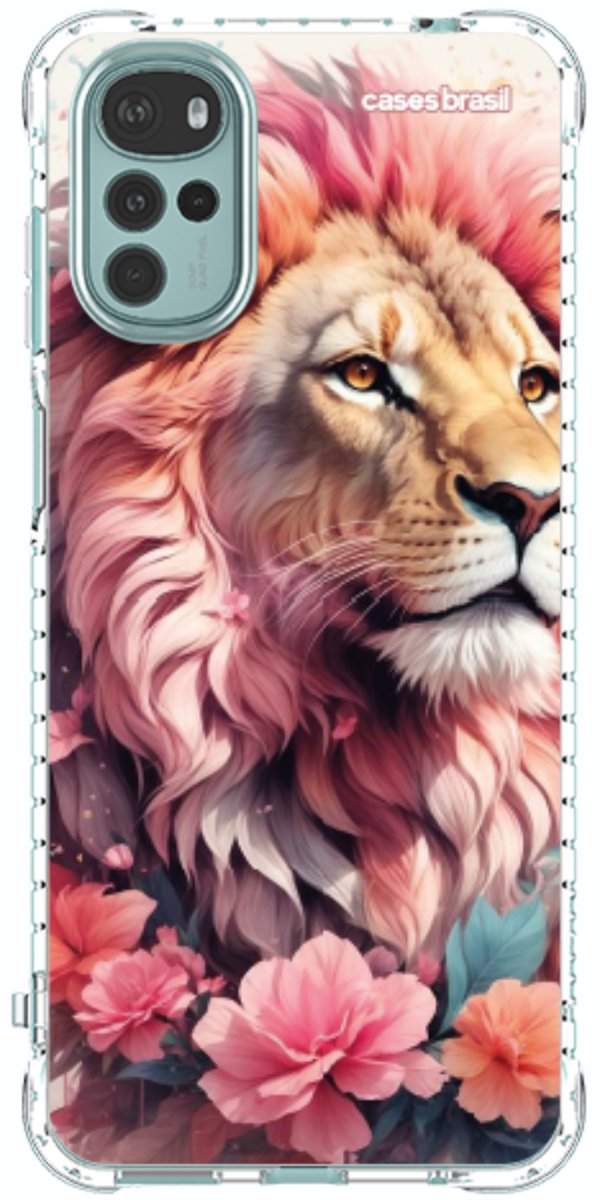 Capinha para Celular Leão Floral