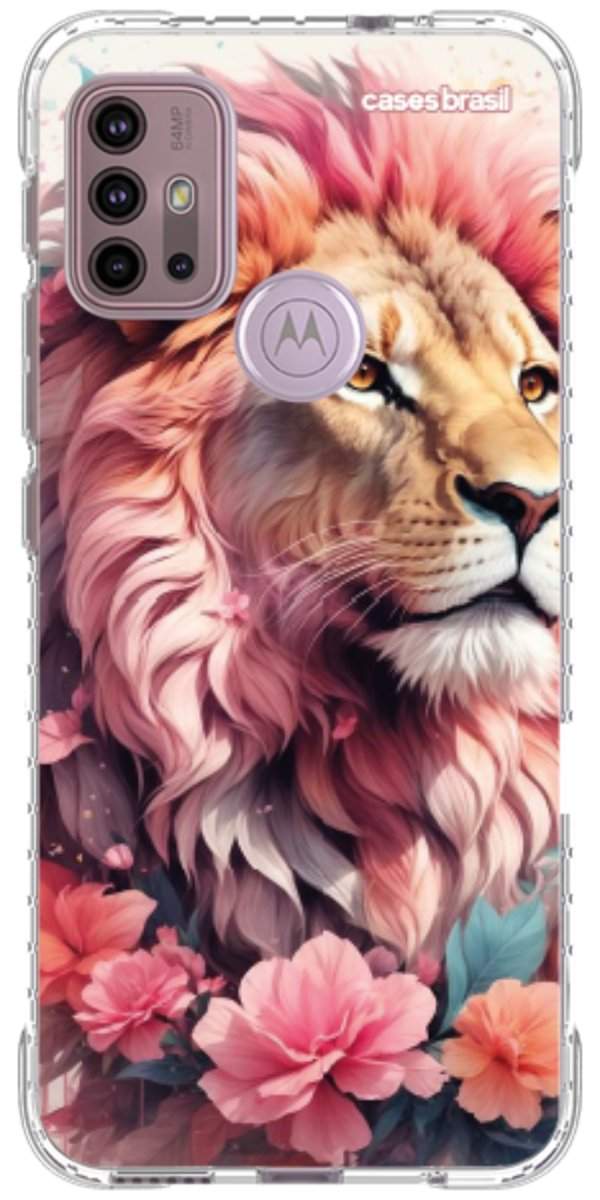 Capinha para Celular Leão Floral