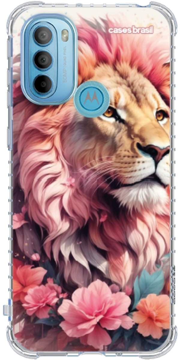 Capinha para Celular Leão Floral