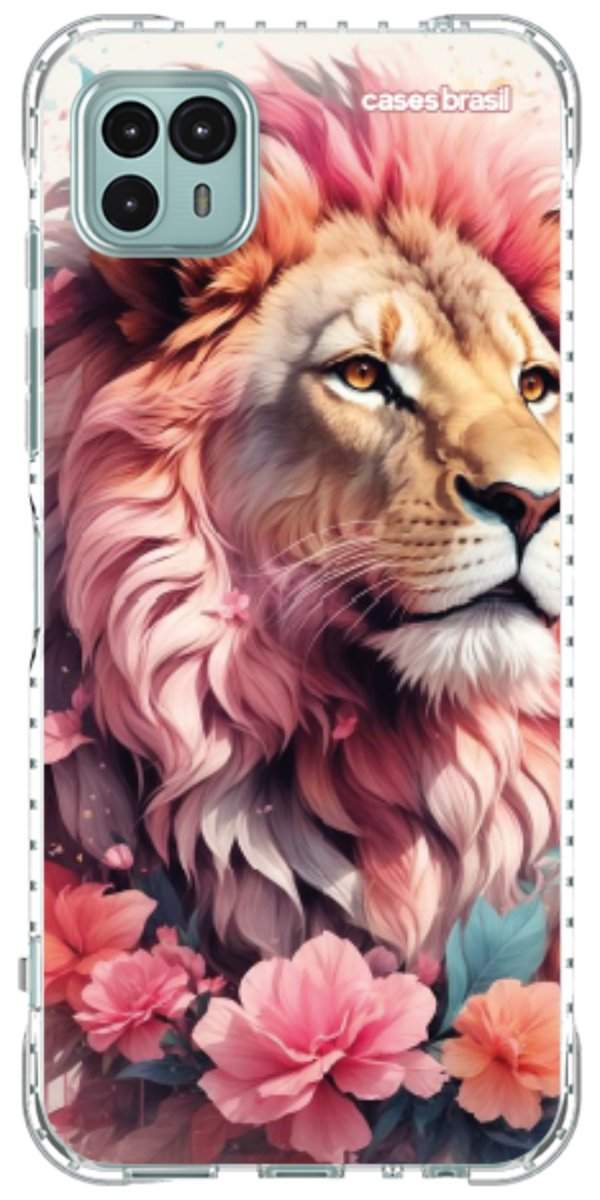 Capinha para Celular Leão Floral