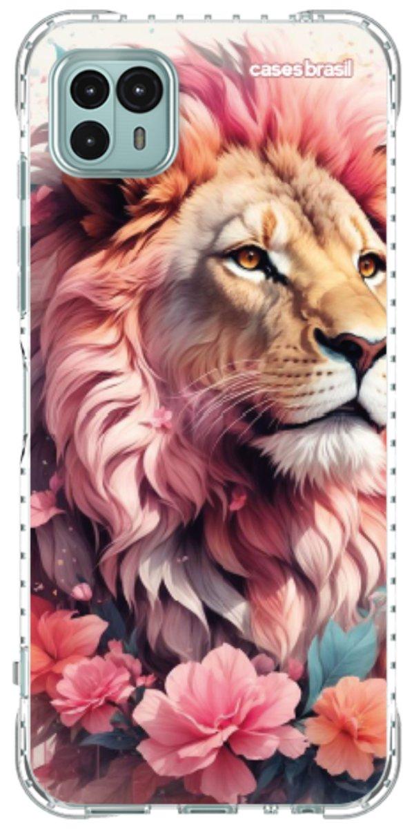 Capinha para Celular Leão Floral