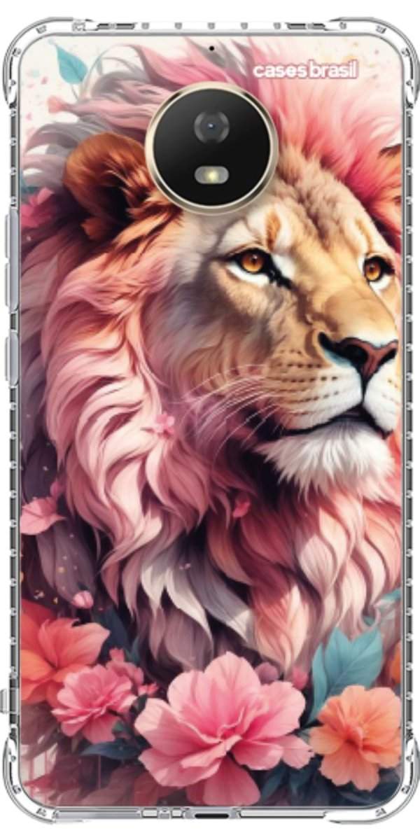 Capinha para Celular Leão Floral