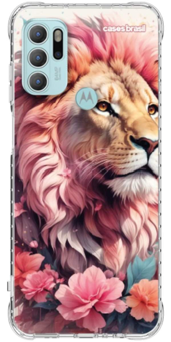 Capinha para Celular Leão Floral