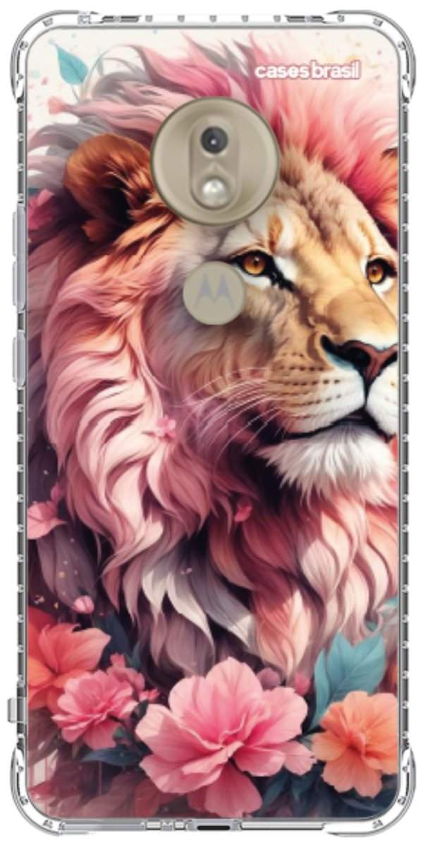 Capinha para Celular Leão Floral