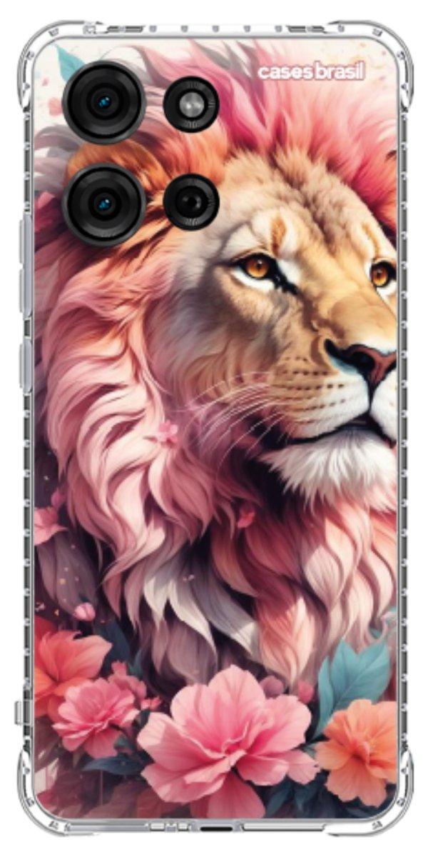 Capinha para Celular Leão Floral