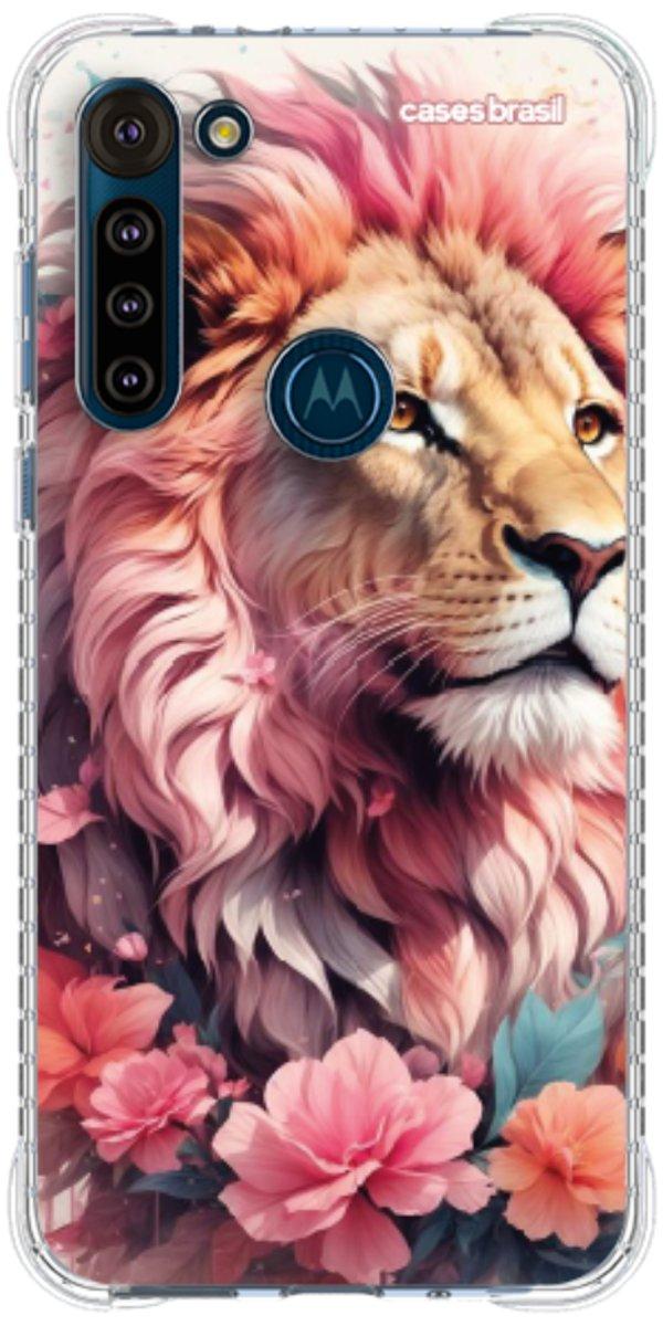 Capinha para Celular Leão Floral