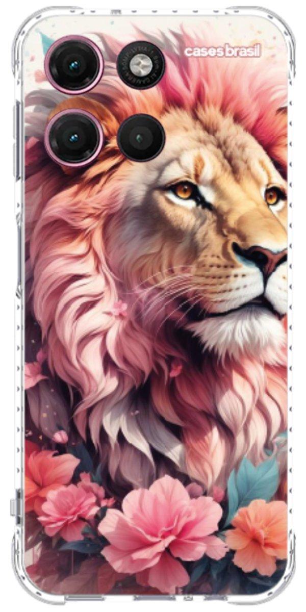 Capinha para Celular Leão Floral