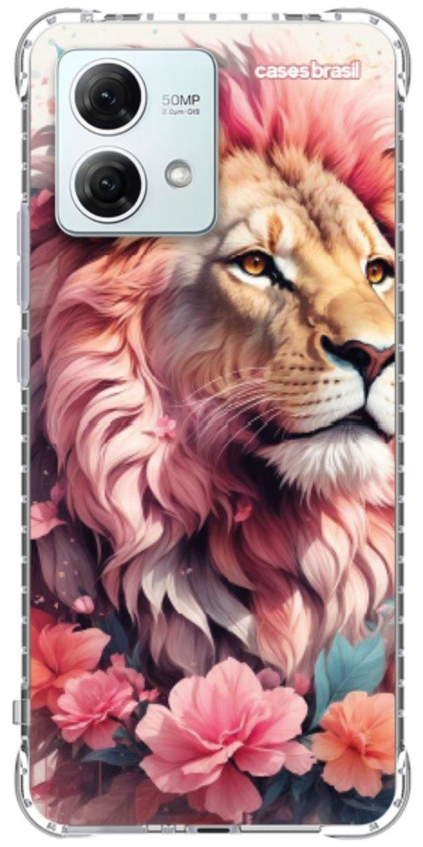 Capinha para Celular Leão Floral