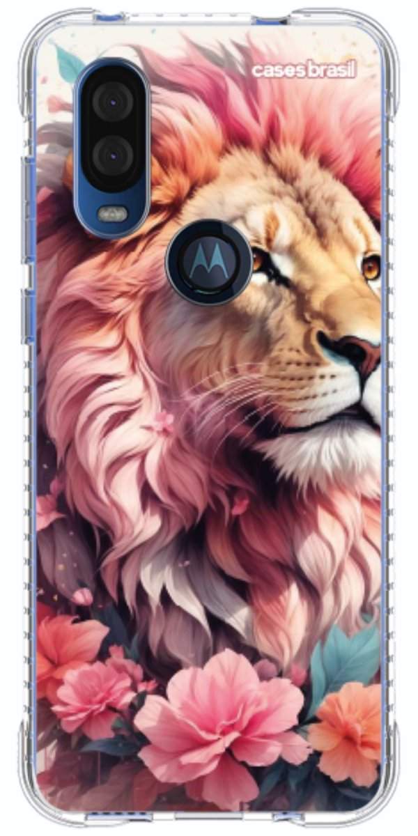 Capinha para Celular Leão Floral