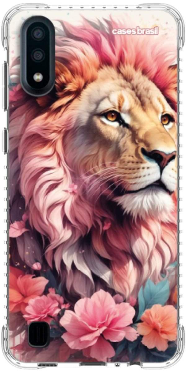 Capinha para Celular Leão Floral
