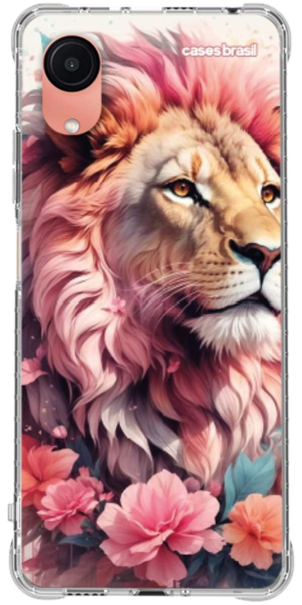 Capinha para Celular Leão Floral