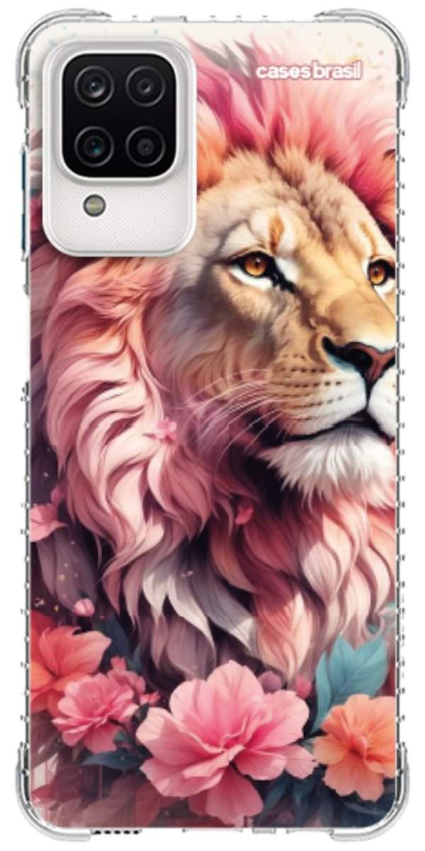Capinha para Celular Leão Floral