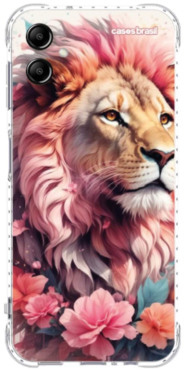 Capinha para Celular Leão Floral