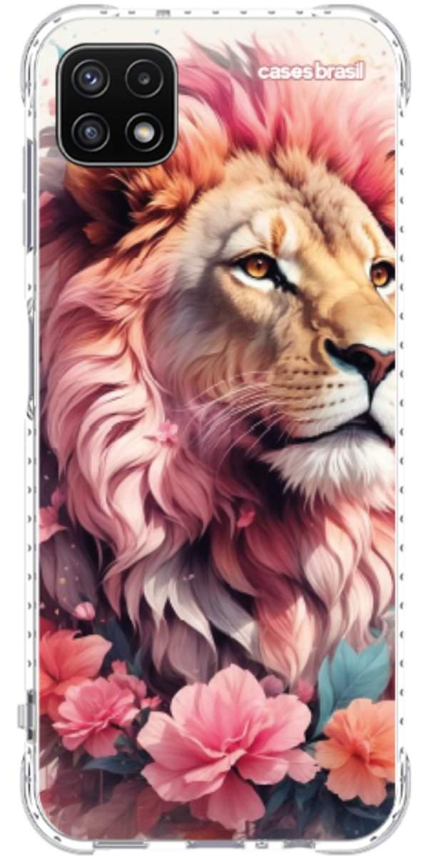 Capinha para Celular Leão Floral