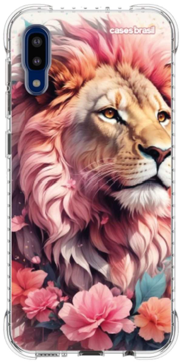 Capinha para Celular Leão Floral