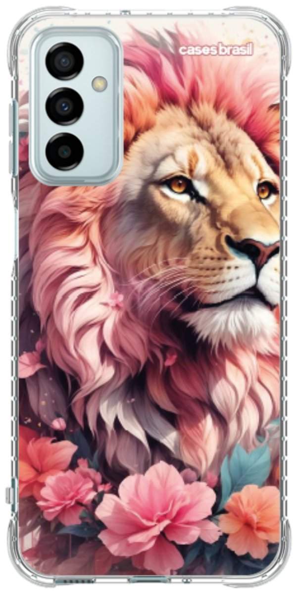 Capinha para Celular Leão Floral