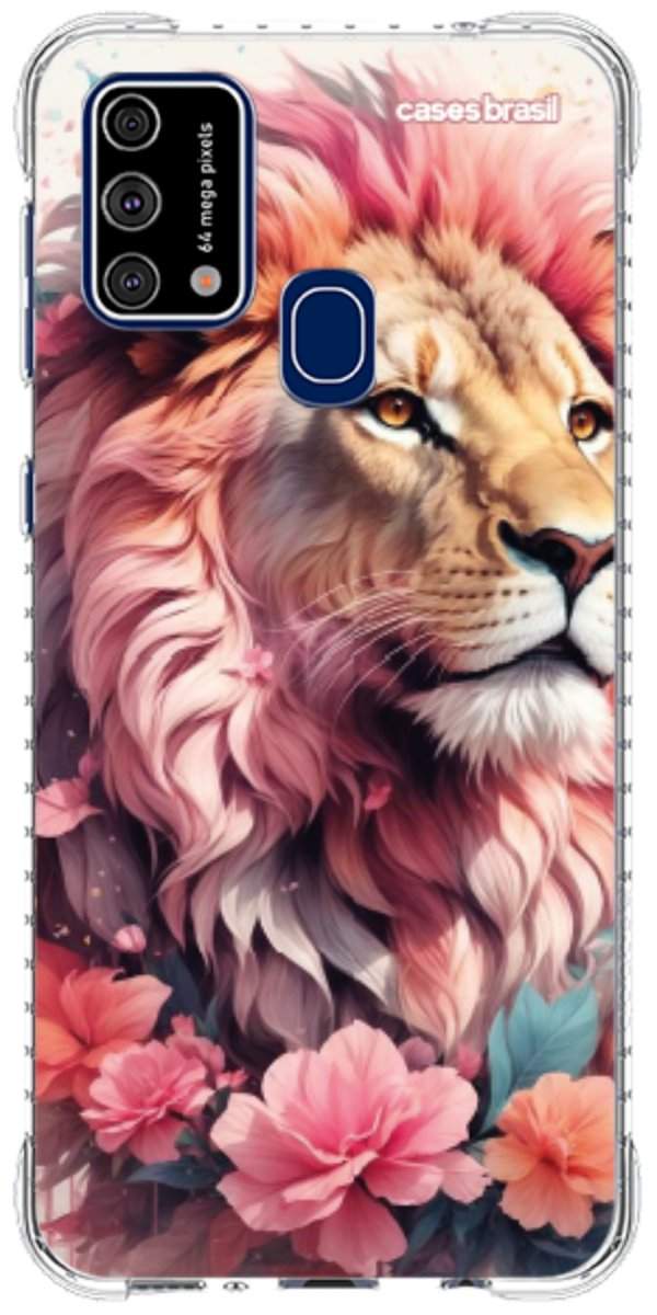Capinha para Celular Leão Floral