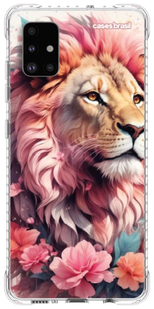 Capinha para Celular Leão Floral
