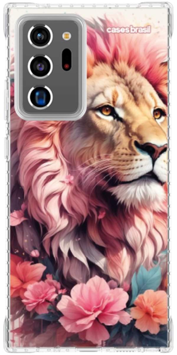Capinha para Celular Leão Floral