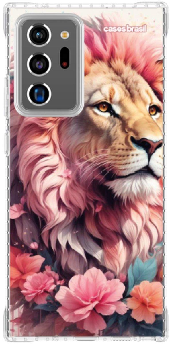 Capinha para Celular Leão Floral