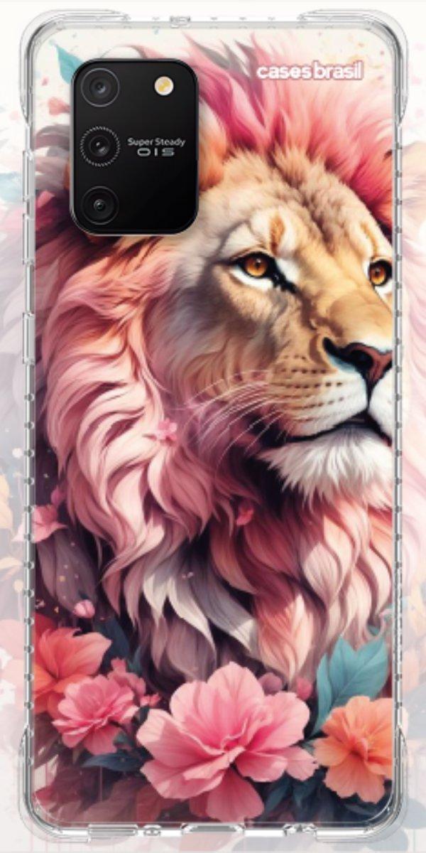 Capinha para Celular Leão Floral