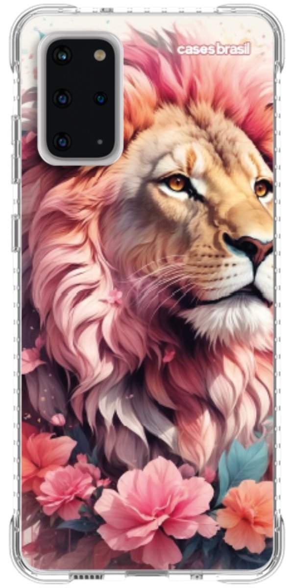 Capinha para Celular Leão Floral