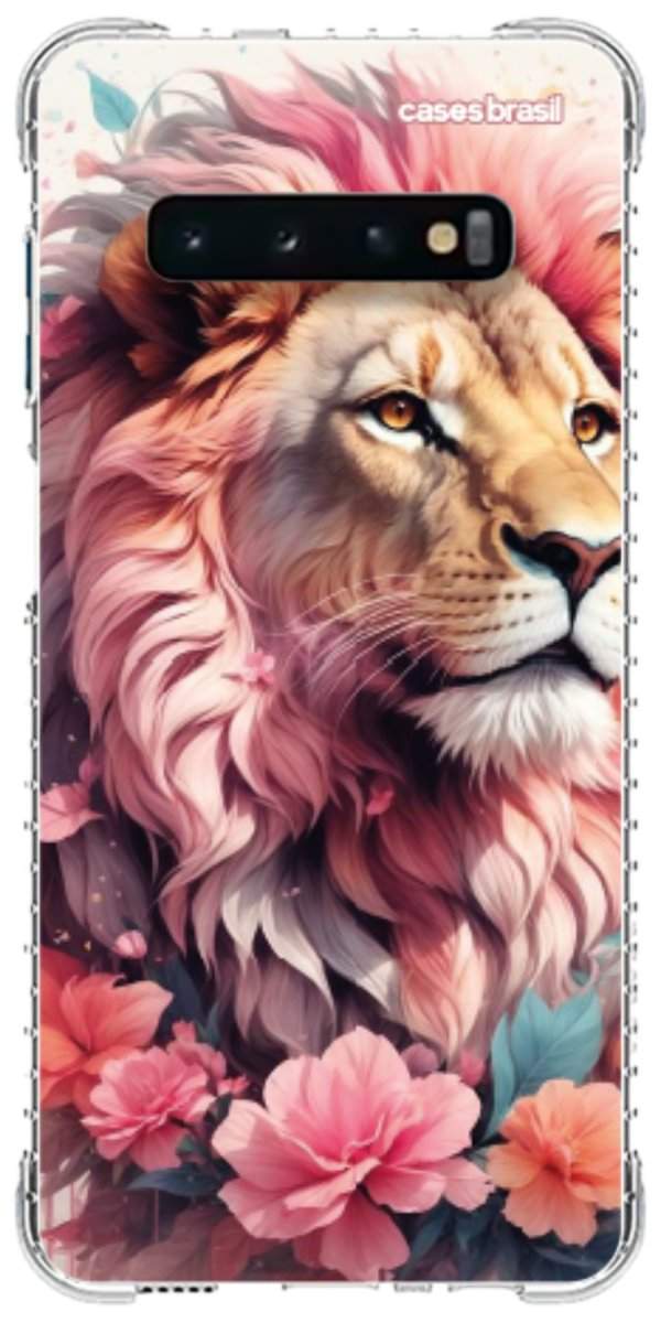 Capinha para Celular Leão Floral