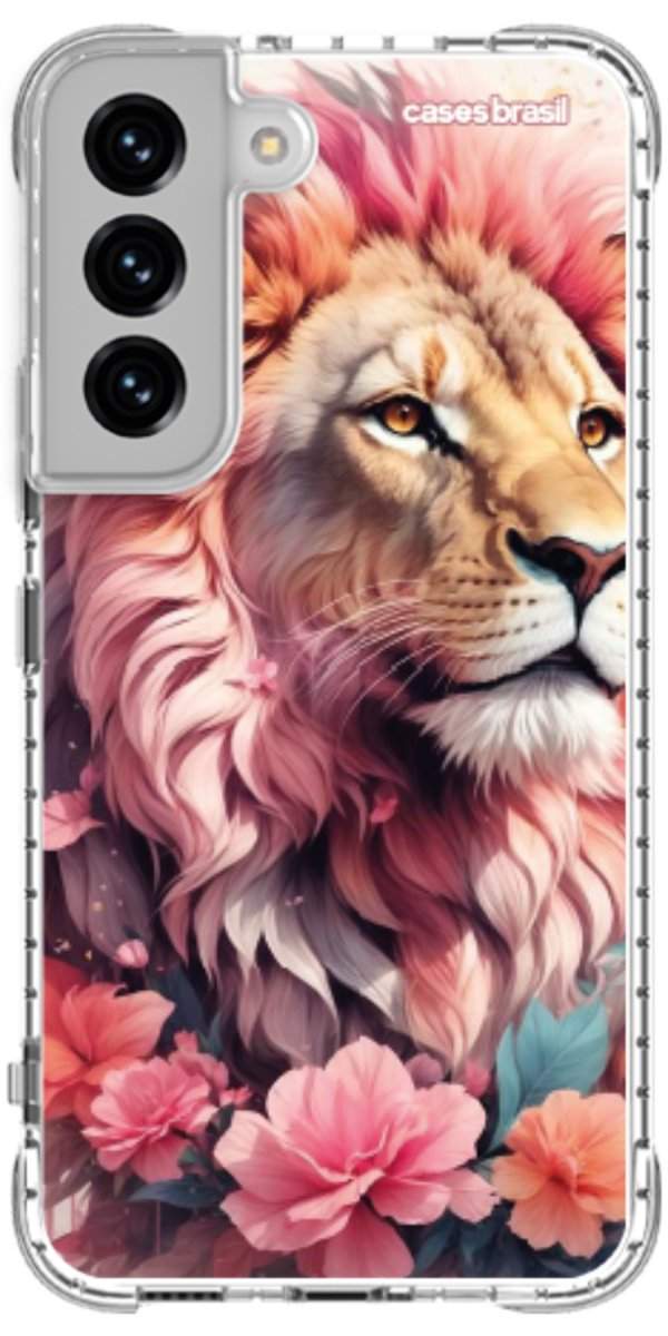 Capinha para Celular Leão Floral