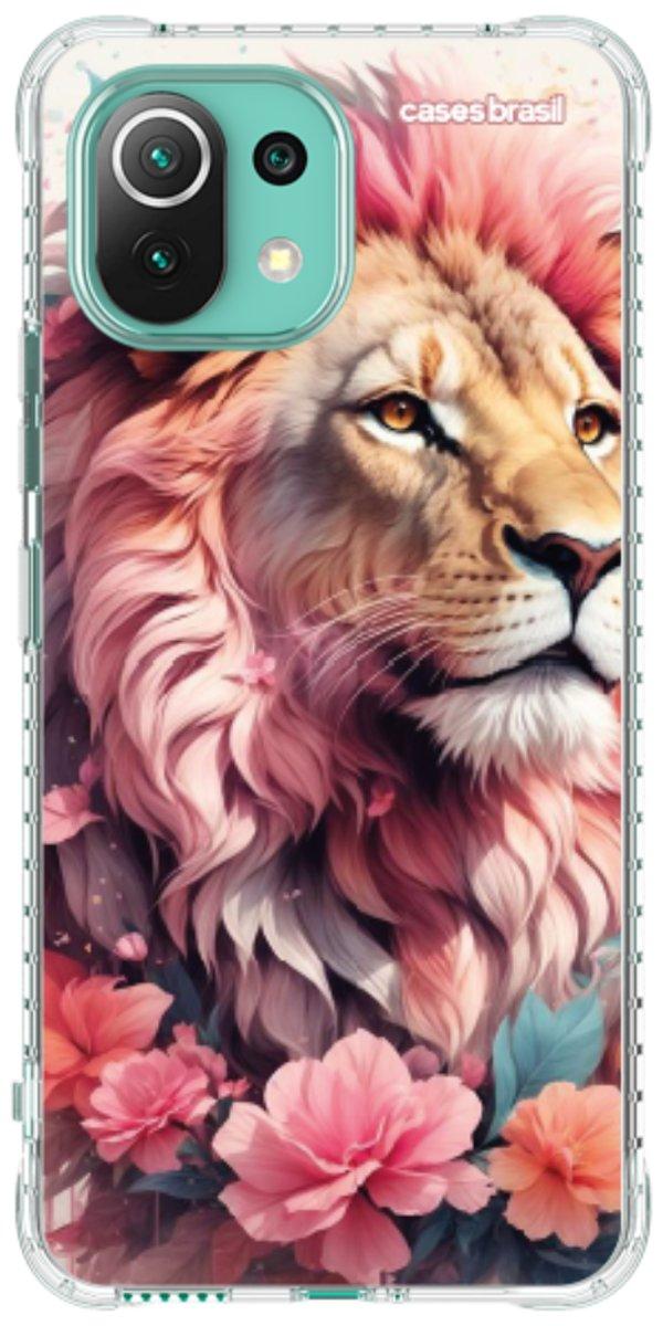 Capinha para Celular Leão Floral