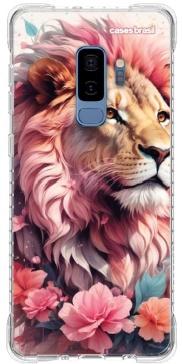 Capinha para Celular Leão Floral