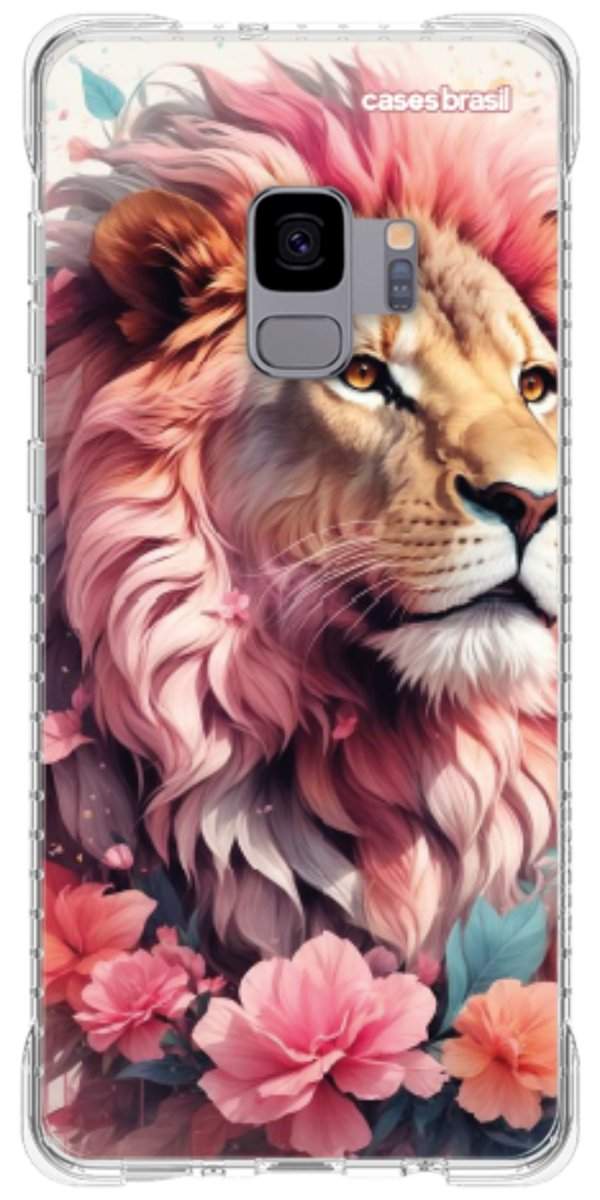 Capinha para Celular Leão Floral