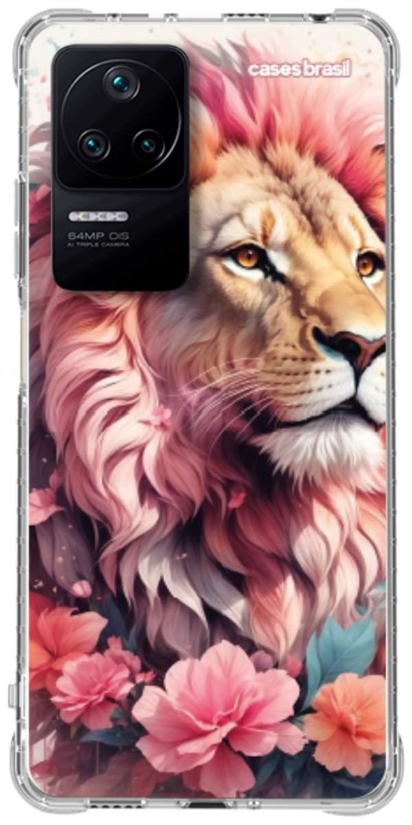 Capinha para Celular Leão Floral