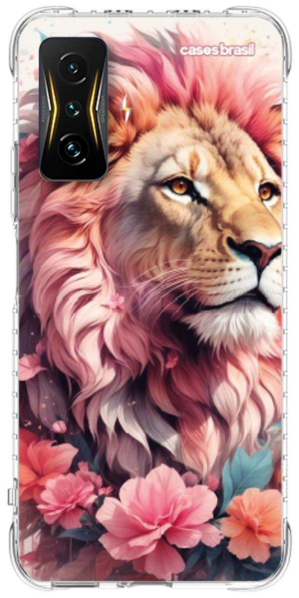 Capinha para Celular Leão Floral