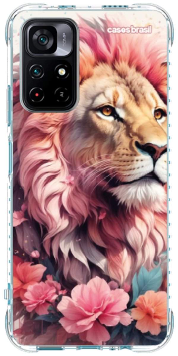 Capinha para Celular Leão Floral
