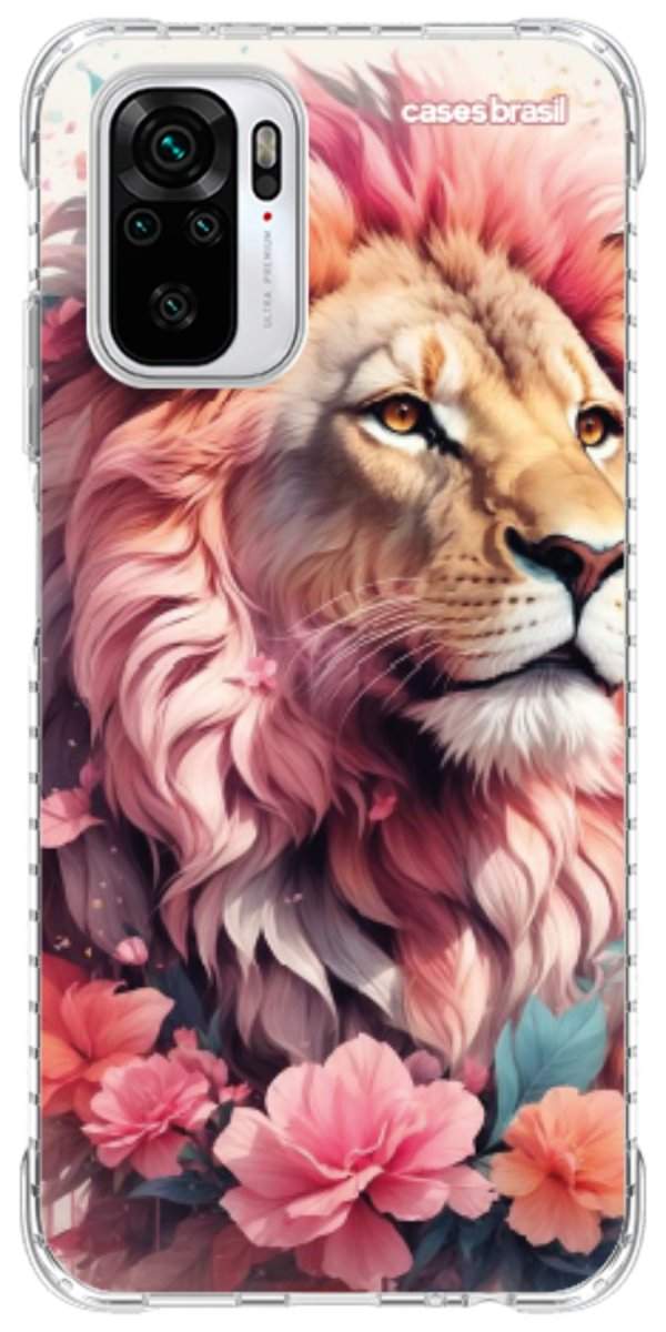 Capinha para Celular Leão Floral