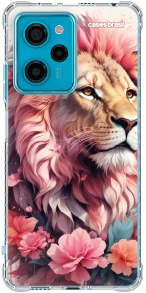 Capinha para Celular Leão Floral